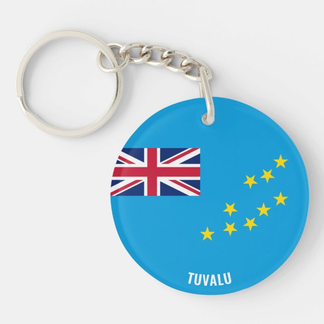 Tuvalu Flagga Charming Patriotic (Framsidan)