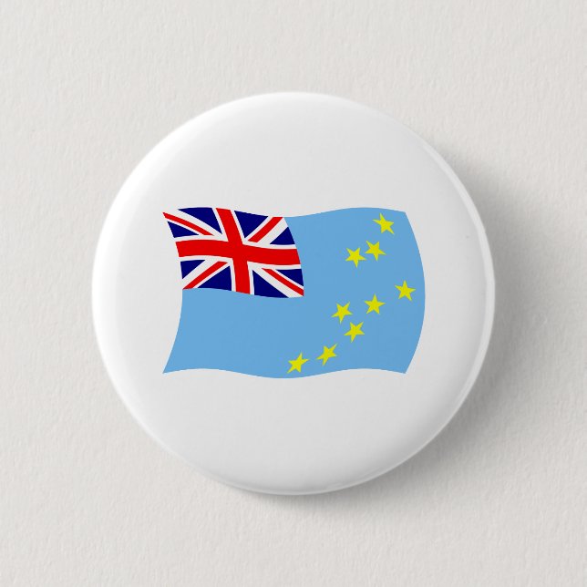 Tuvalu Flagga Knapp (Framsida)