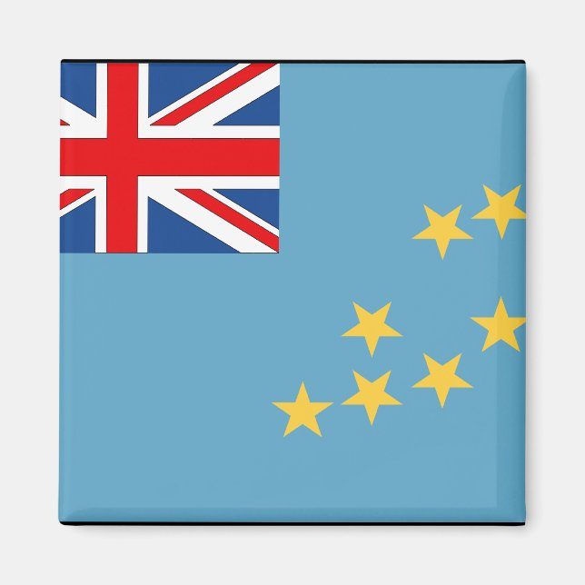 Tuvalu Flagga Magnet (Framsidan)