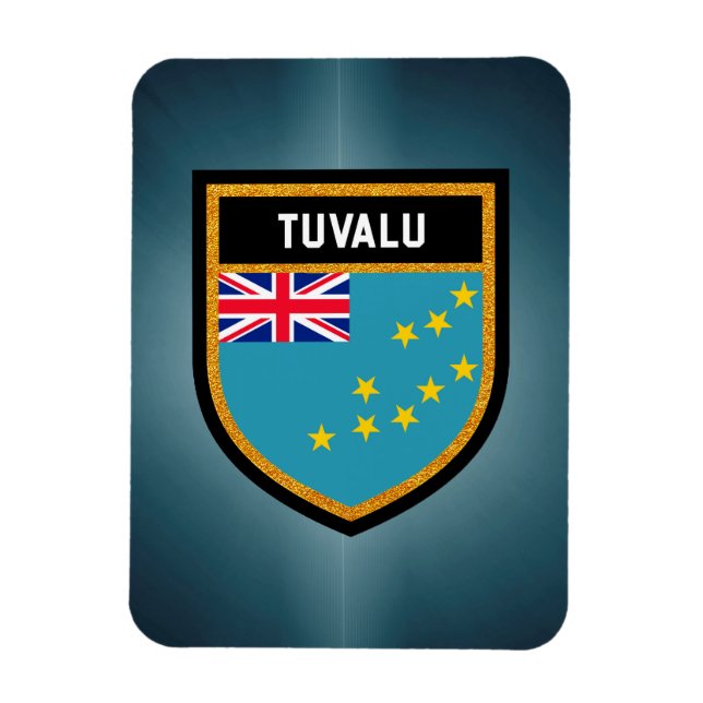 Tuvalu Flagga Magnet (Vertikal)