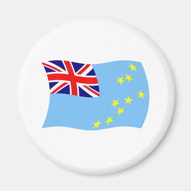 Tuvalu Flagga Magnet (Framsidan)