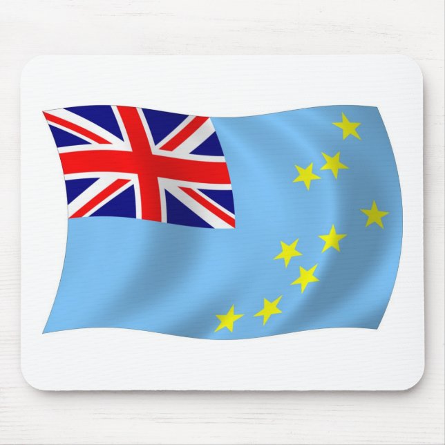 Tuvalu Flagga Mousepad Musmatta (Framsidan)