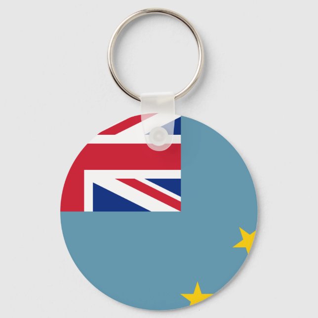 Tuvalu Flagga Nyckelring (Framsida)