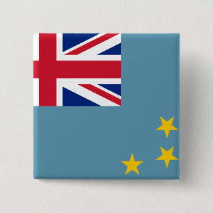 Tuvalu-Flagga (Tuvalan) Knapp