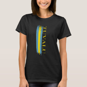 Tuvalu flaggas färgränder t shirt
