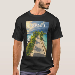 Tuvalu Illustration Resa Konst Vintage T Shirt