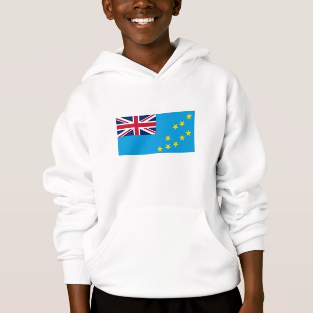 Tuvalus flagga t shirt (Framsida)