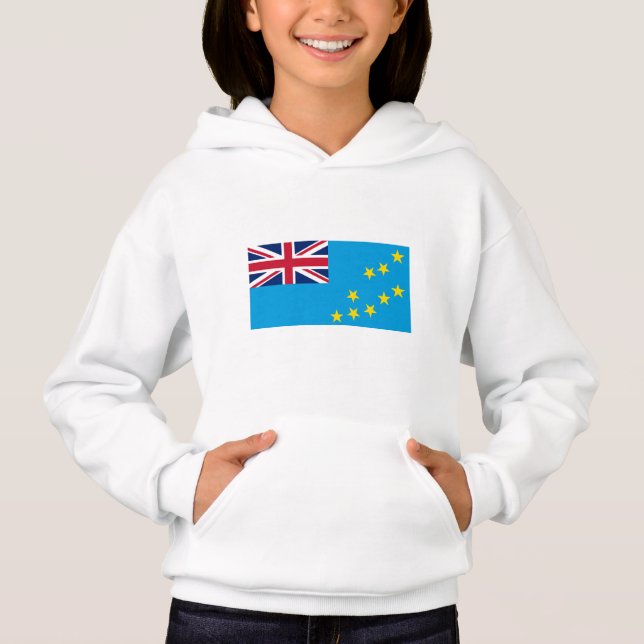 Tuvalus flagga t shirt (Framsida)