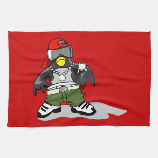 tux-30043 GANGSTER ATTITUDE FUNNY tux penguin da Kökshandduk