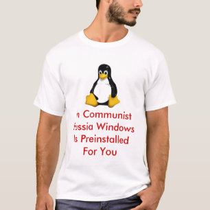 tux_big, Windows är förinställt i kommunistiskt Ry T Shirt