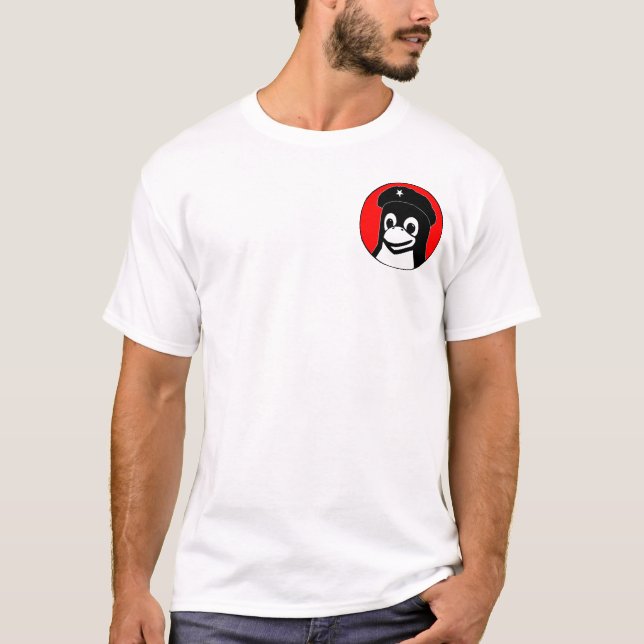 Tux Guevara (light) - Pocket Motif T-shirt (Framsida)