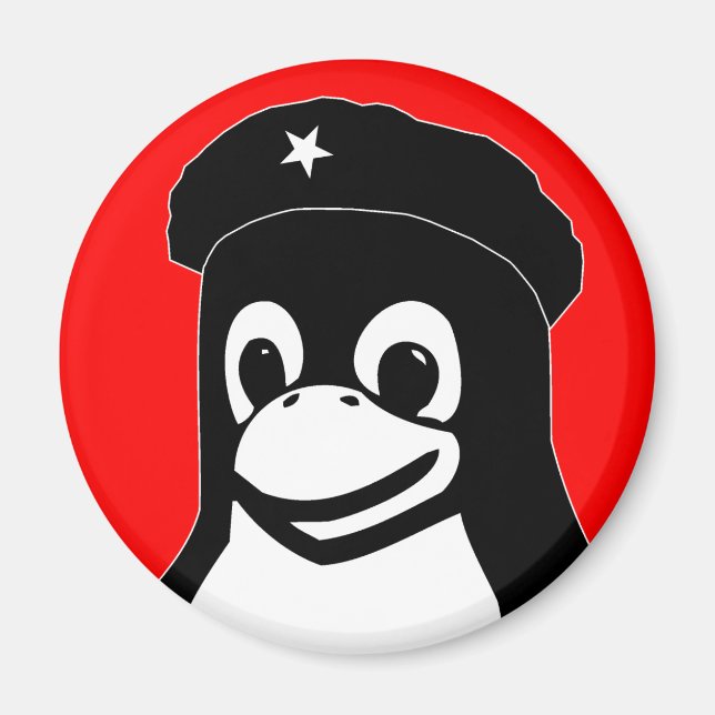 Tux Guevara Magnet (Framsidan)