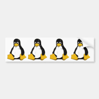 tux linuxlogotyppingvinet bildekal