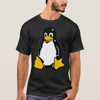 Tux Mascot T-Shirt Penguin Linux Logotyp Classic T