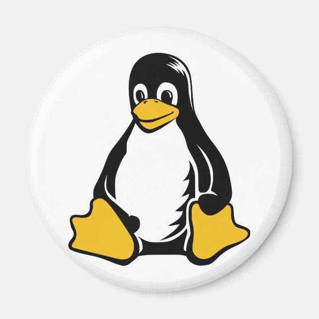 Tux Penguin - (Linux, Open Source, Copyleft, FSF) Magnet (Framsidan)
