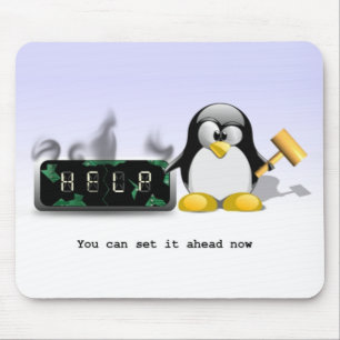 Tux - sommartid för dagsljus Mousepad Musmatta