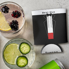 Tuxedo Best Man Sällskapsfest Bröllop Burk Kylare