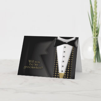 Tuxedo Bestman Inbjudan