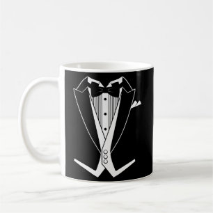 Tuxedo Black Bow Tie Kaffemugg