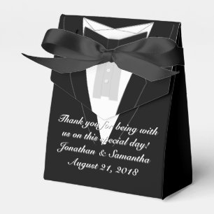 Tuxedo Black Bowtie Presentaskar