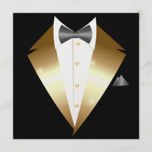 Tuxedo Black Tie Evenemang INBJUDAN