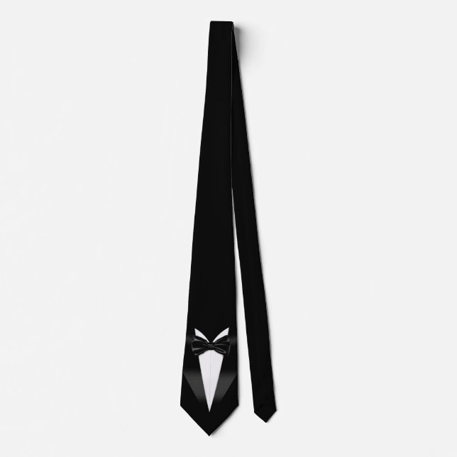 Tuxedo Black White Bow Tie Slips (Framsida)