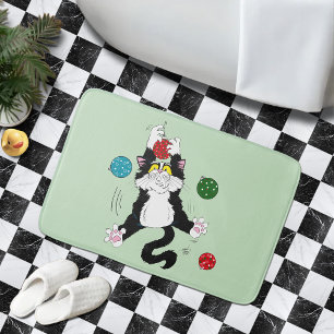 Tuxedo Black White-julklapp Badrumsmatta