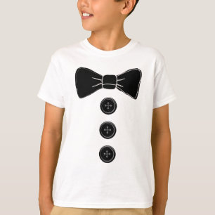 Tuxedo Bow Tie Boys T-shirts