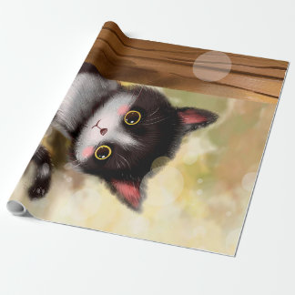 Tuxedo cat |Adorable Cat Presentpapper