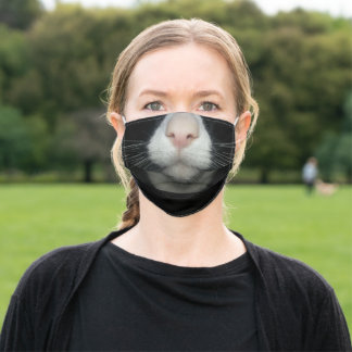 Tuxedo Cat Ansikte Mask