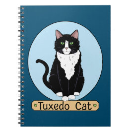 Tuxedo Cat Anteckningsbok