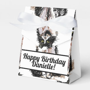 Tuxedo Cat Black Birthday Cats Cake Favoritbox Presentaskar