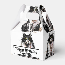 Tuxedo Cat Black Birthday Cats Cake-favoritbox Presentaskar
