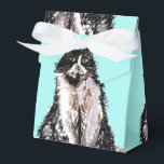 Tuxedo Cat Black White Cats Birthday Turcos Fav Presentaskar<br><div class="desc">Tuxedo Cat Black White Cats Birthday Turquise Cake Box. En strålande produkt som är gjord av mina ursprungliga vattenfärgade färger.</div>