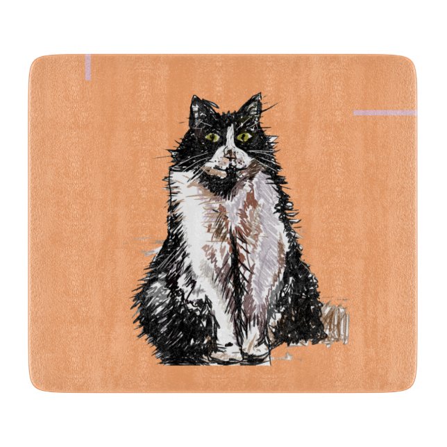 Tuxedo Cat Cute Cats Black White Orange (Framsidan)