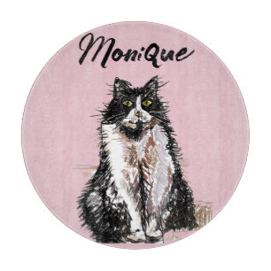 Tuxedo Cat Cute Cats Black White Pastel Rosa