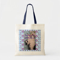 Tuxedo Cat Cute Ljuny tänker på dig Tote Bag