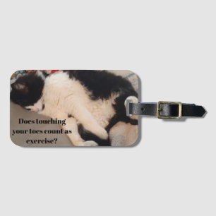 Tuxedo Cat Funny Quote Black and White Cats Girls Bagagebricka