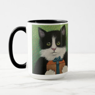 Tuxedo Cat-gåva Mugg