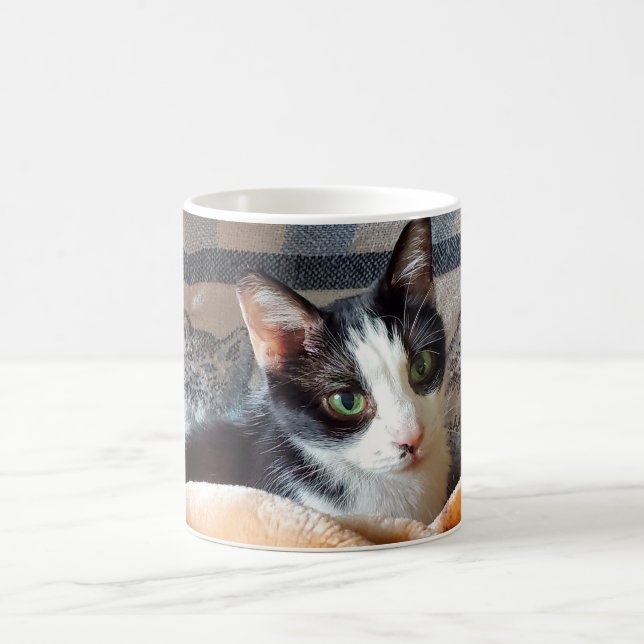 Tuxedo Cat Kaffemugg (Center)