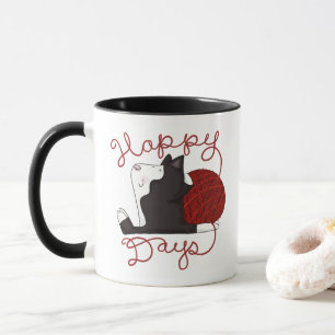Tuxedo Cat-Lycklig Days Mugg