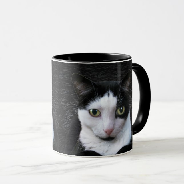 Tuxedo Cat Mugg (Framsida höger)