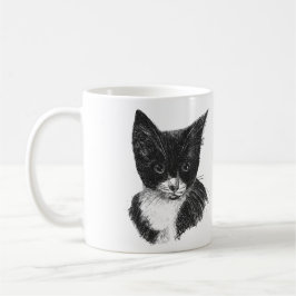Tuxedo Cat Mugg