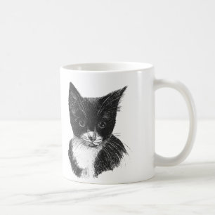 Tuxedo Cat Mugg