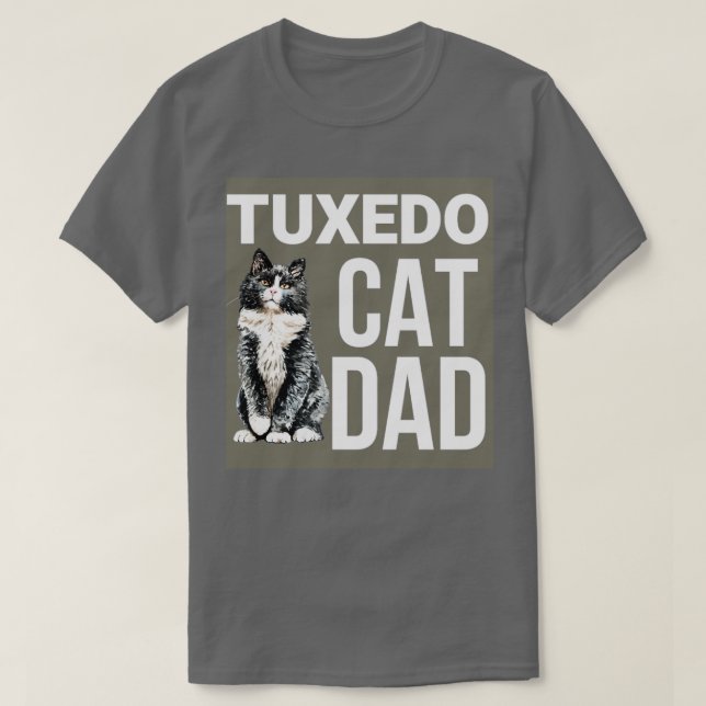 TUXEDO CAT PAPPA T SHIRT (Design framsida)