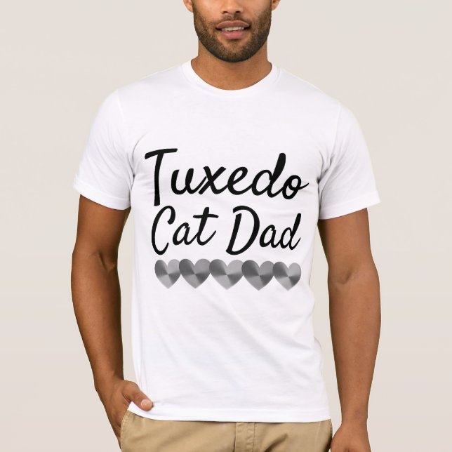 TUXEDO CAT PAPPA T-Shirts (Framsida)