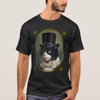 Tuxedo Cat Presidents Day George Washington Abraha T Shirt