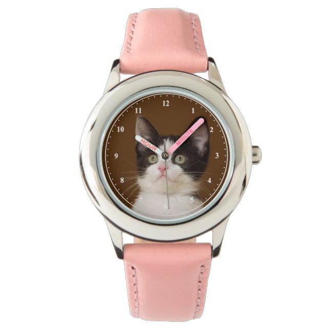 Tuxedo Cat with staff Watch Armbandsur (Framsida)