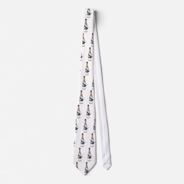 Tuxedo Champagne Necktie Slips (Framsida)