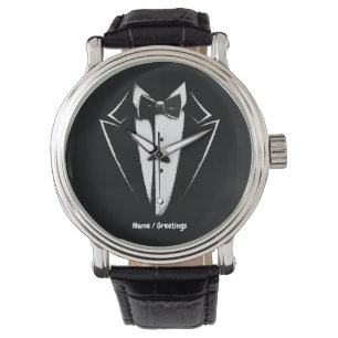 Tuxedo Classic Party-konsertfestivaldesign Armbandsur